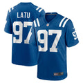 Laiatu Latu Indianapolis Colts Player Game Jersey - Royal