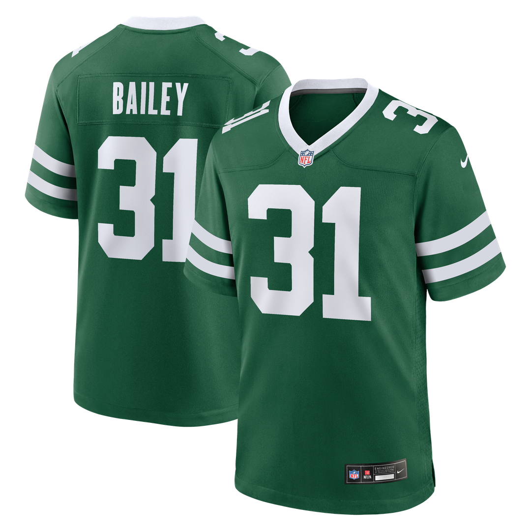 David Bailey New York Jets Alternate Game Player Jersey - Legacy Black