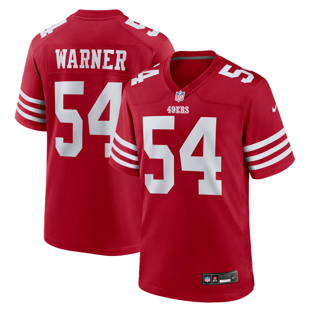 Fred Warner San Francisco 49ers Player Game Jersey - Scarlet