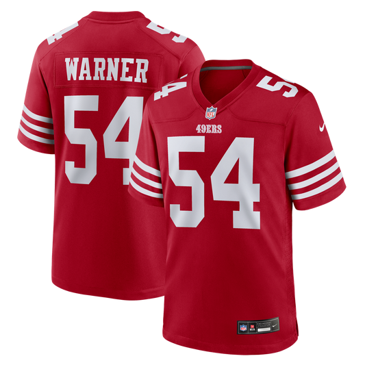 Fred Warner San Francisco 49ers Player Game Jersey - Scarlet