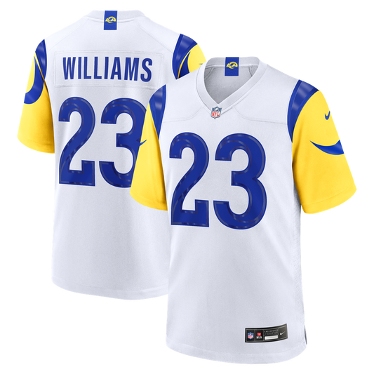 Kyren Williams Los Angeles Rams White Game Player Jersey - White