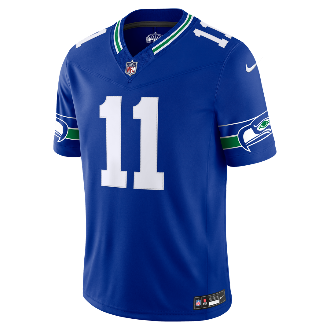 Jaxon Smith - Njigba Seattle Seahawks Alternate Vapor F.U.S.E. Stitched Limited Jersey - Royal