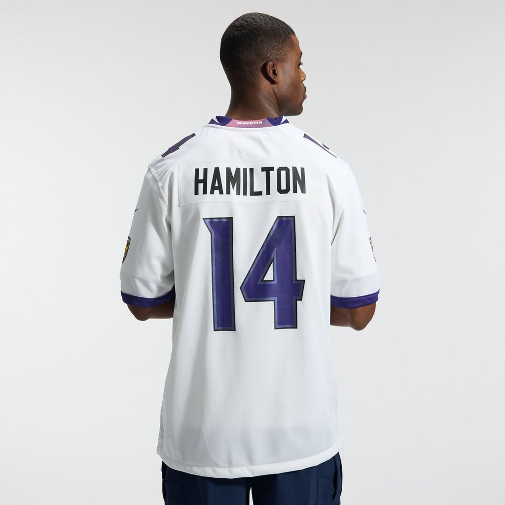 Kyle Hamilton Baltimore Ravens Game Jersey - White