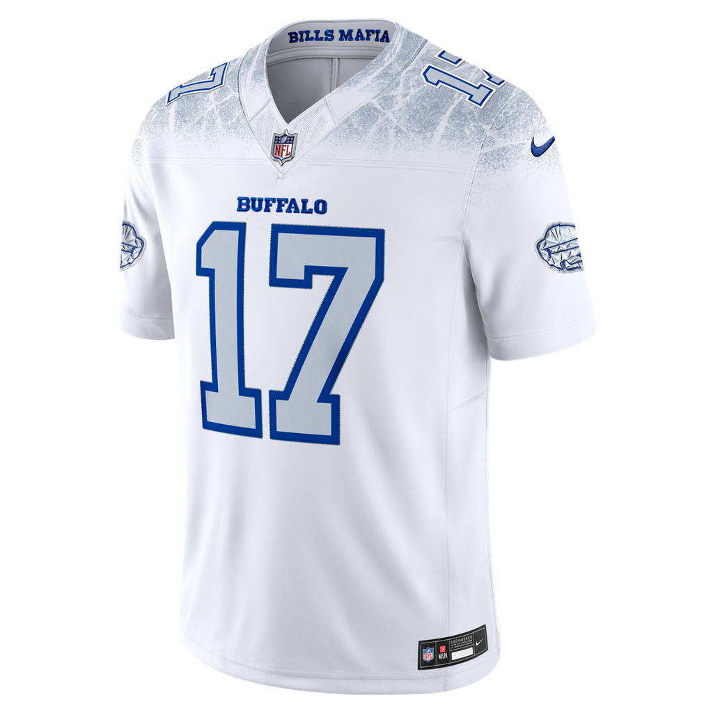 Josh Allen Buffalo Bills Rivalries Collection Stitched Limited Jersey - White