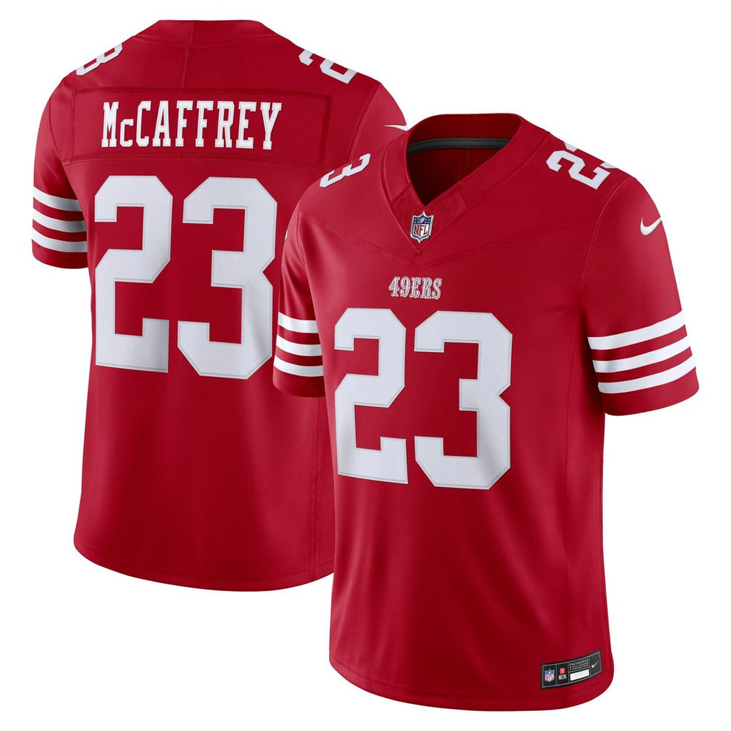 Christian McCaffrey San Francisco 49ers Team Vapor F.U.S.E. Stitched Limited Jersey - Scarlet