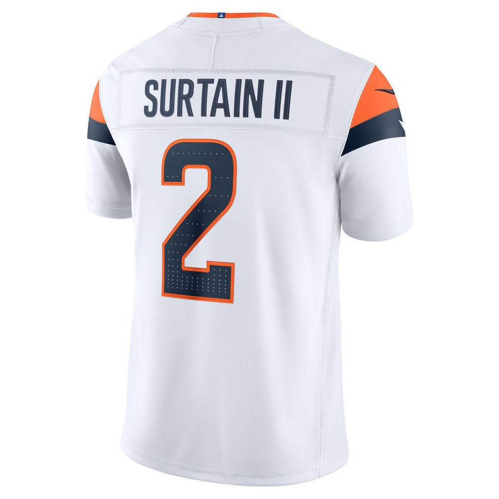 Patrick Surtain II Denver Broncos Team Vapor F.U.S.E. Stitched Limited Jersey - Orange