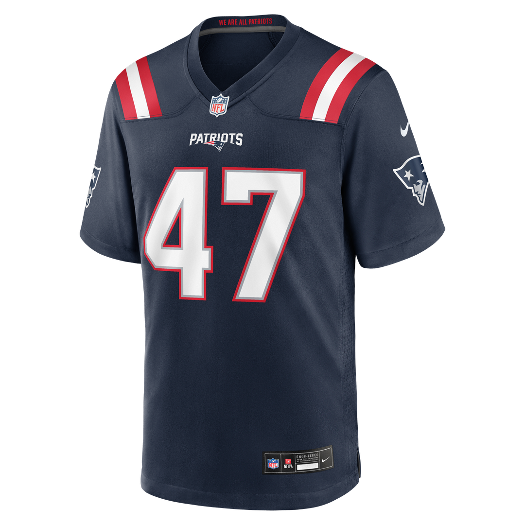 Julian Ashby New England Patriots Team Game Jersey - Navy