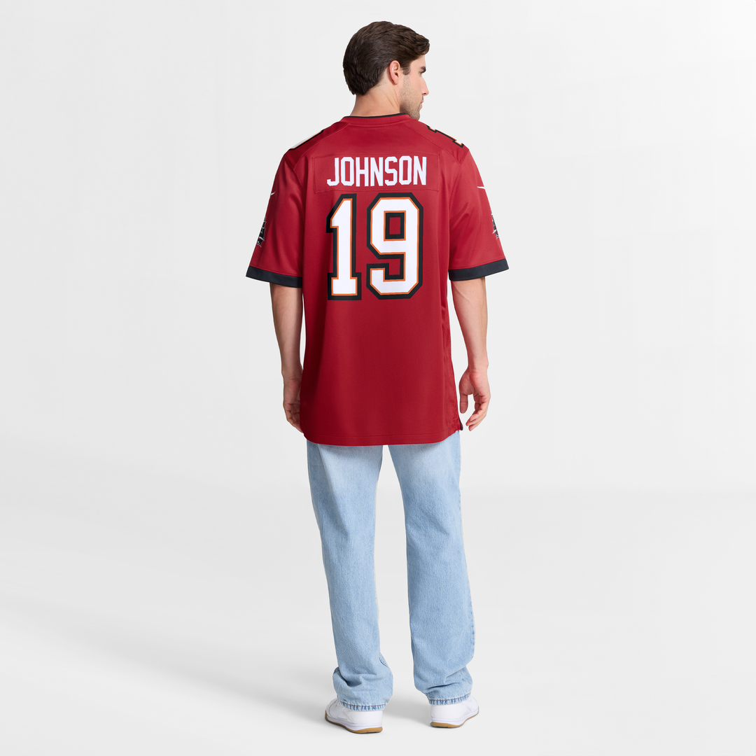 Keyshawn Johnson Tampa Bay Buccaneers Game Retired Player Jersey - Red