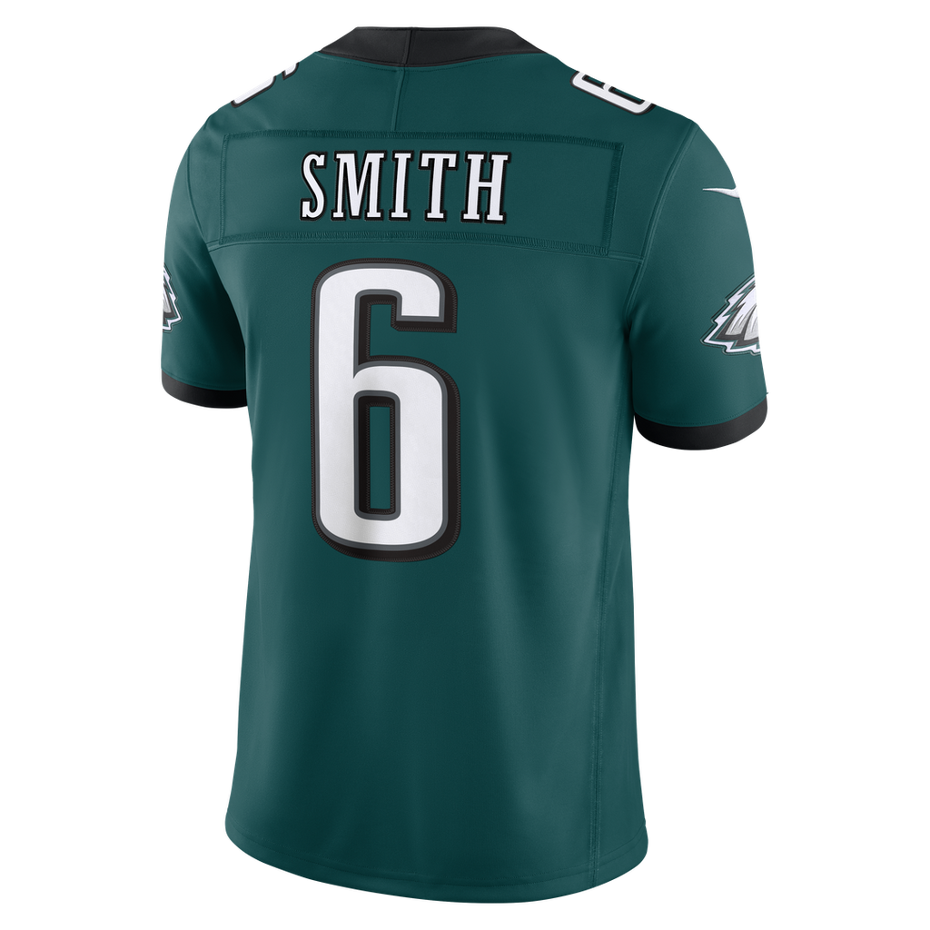 DeVonta Smith Philadelphia Eagles Team Vapor F.U.S.E. Stitched Limited Jersey - Midnight Green