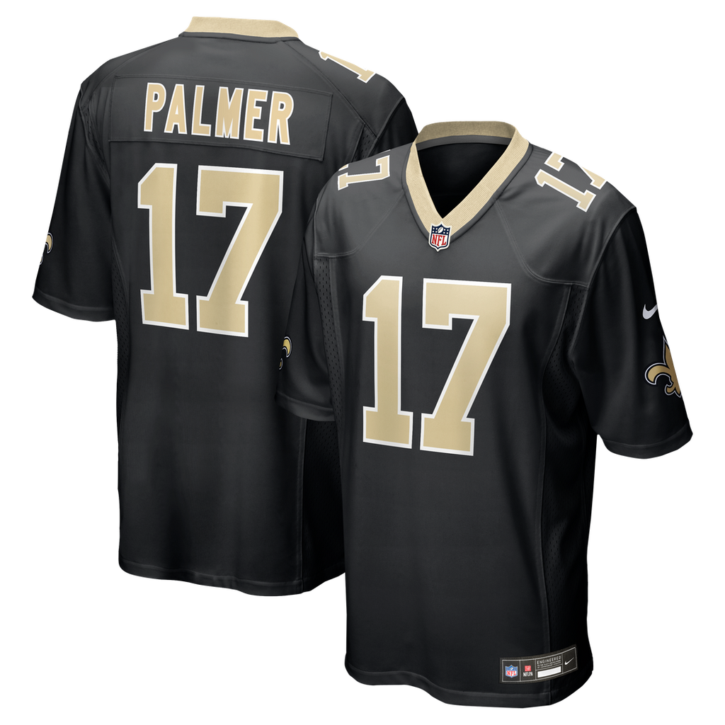 Trey Palmer New Orleans Saints Team Game Jersey - Black