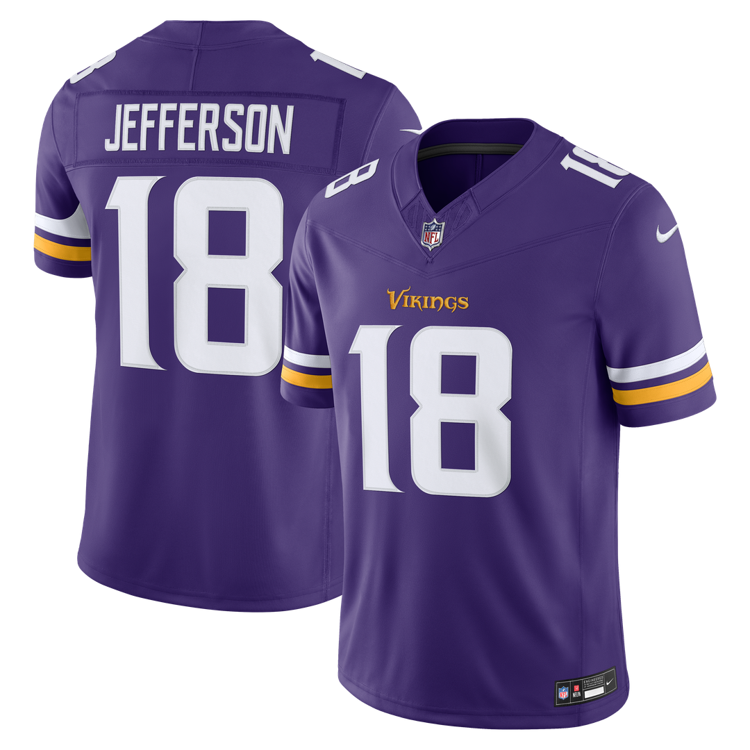 Justin Jefferson Minnesota Vikings Alternate Vapor F.U.S.E. Stitched Limited Jersey - White