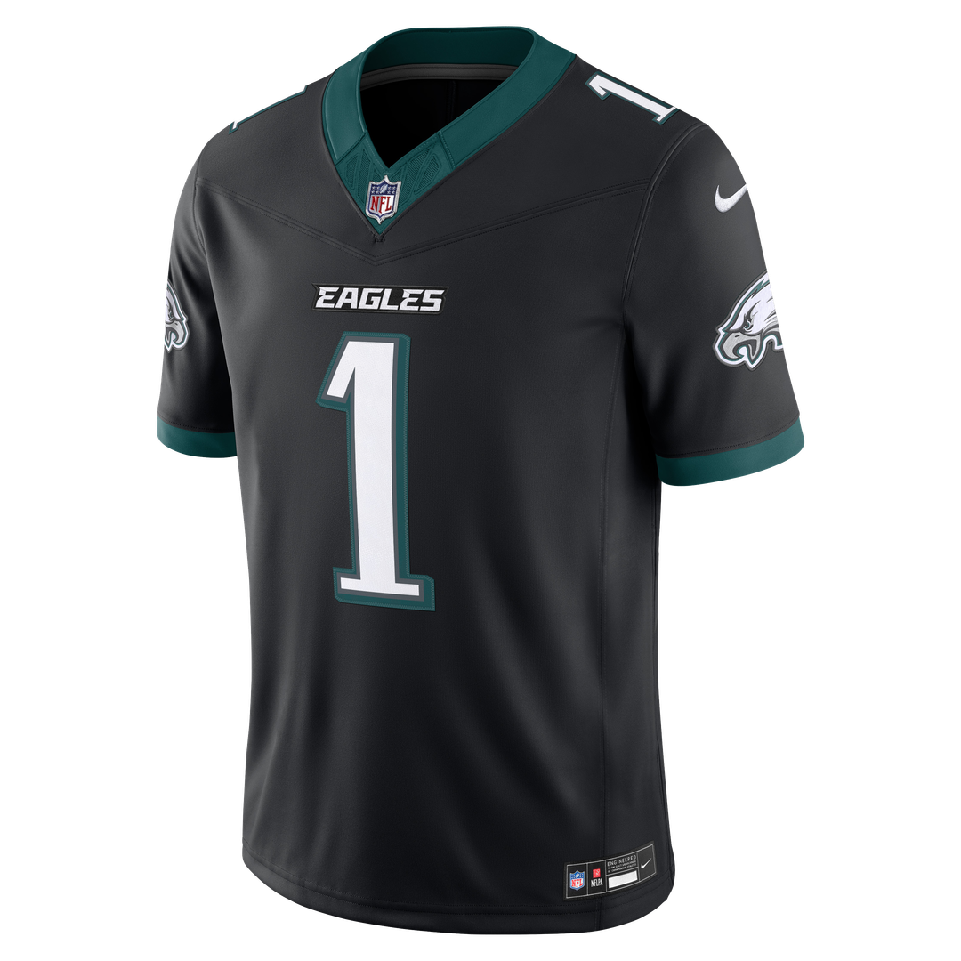 Jalen Hurts Philadelphia Eagles Team Vapor F.U.S.E. Stitched Limited Jersey - Midnight Green