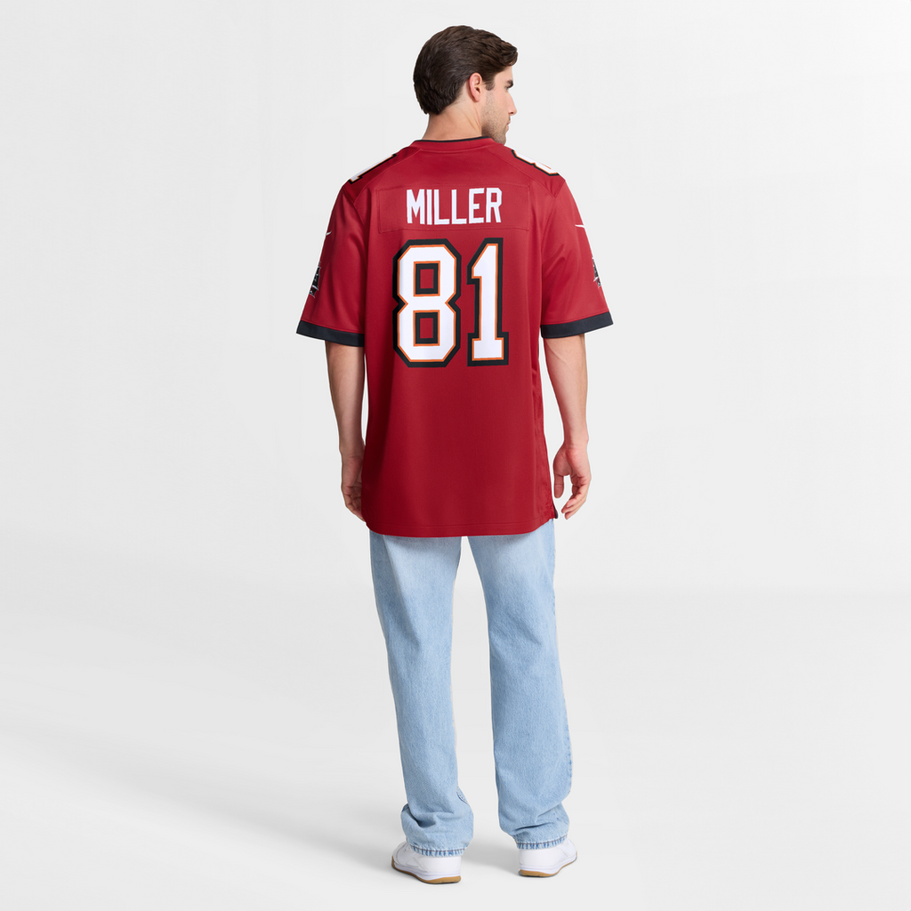 Ryan Miller Tampa Bay Buccaneers Team Game Jersey - Red
