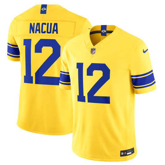 Puka Nacua Los Angeles Rams Classic Sol Vapor F.U.S.E. Stitched Limited Jersey