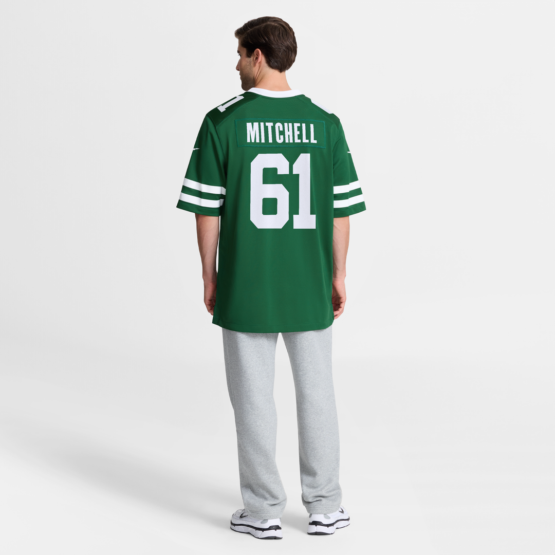 Max Mitchell New York Jets Team Game Jersey - Legacy Green