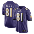 Devontez Walker Baltimore Ravens Team Game Jersey - Purple