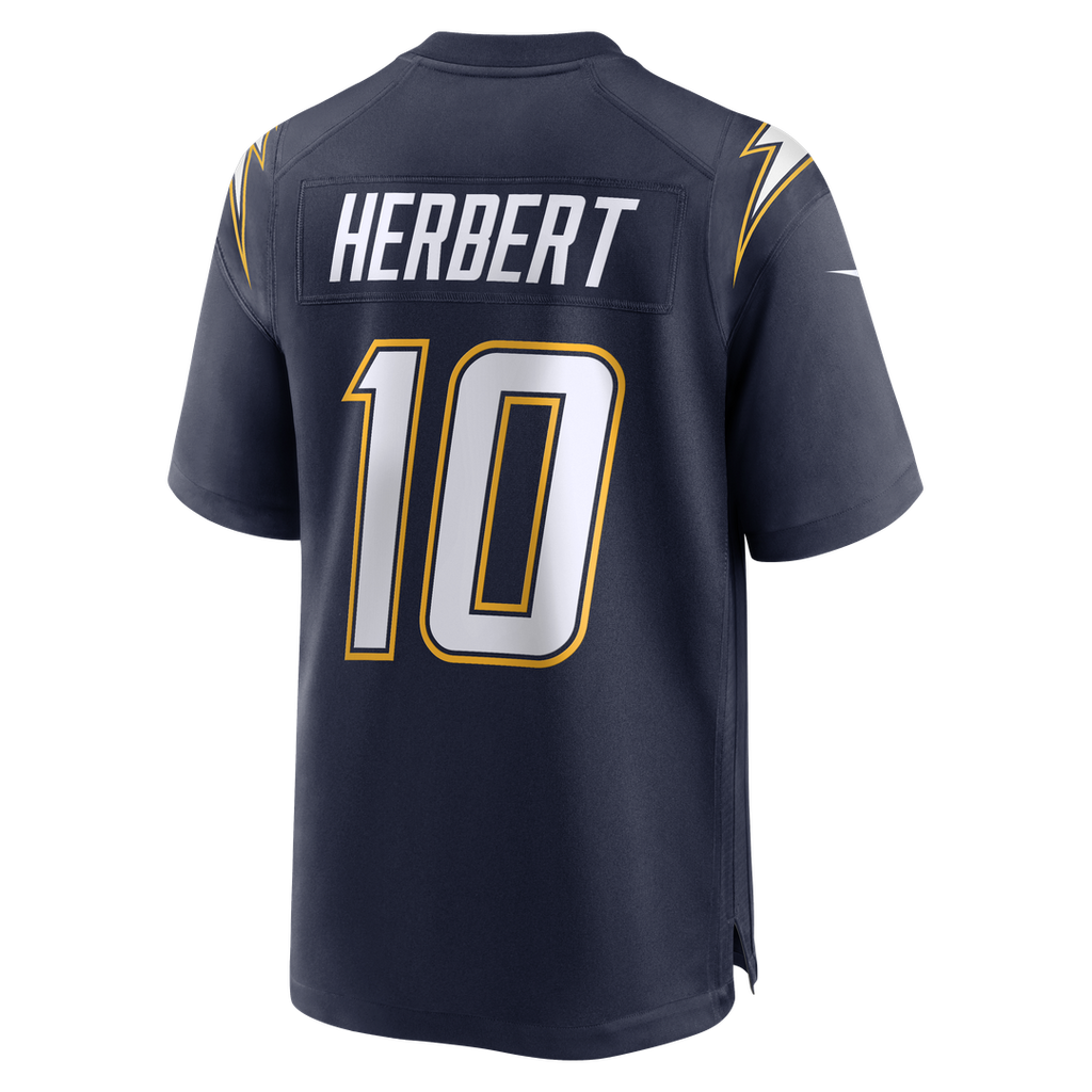 Justin Herbert Los Angeles Chargers Alternate Super Chargers Game Player Jersey - Navy