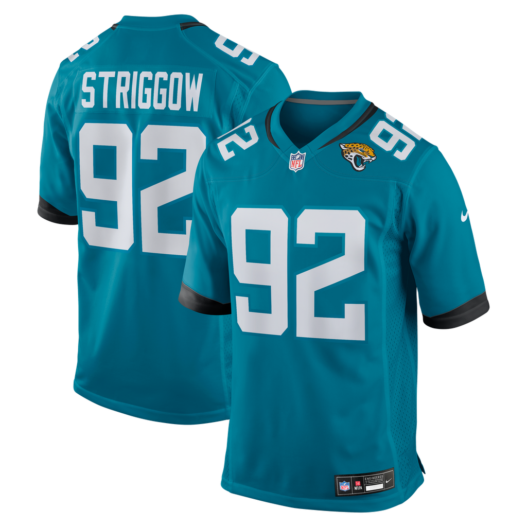 Danny Striggow Jacksonville Jaguars Team Game Jersey - Teal