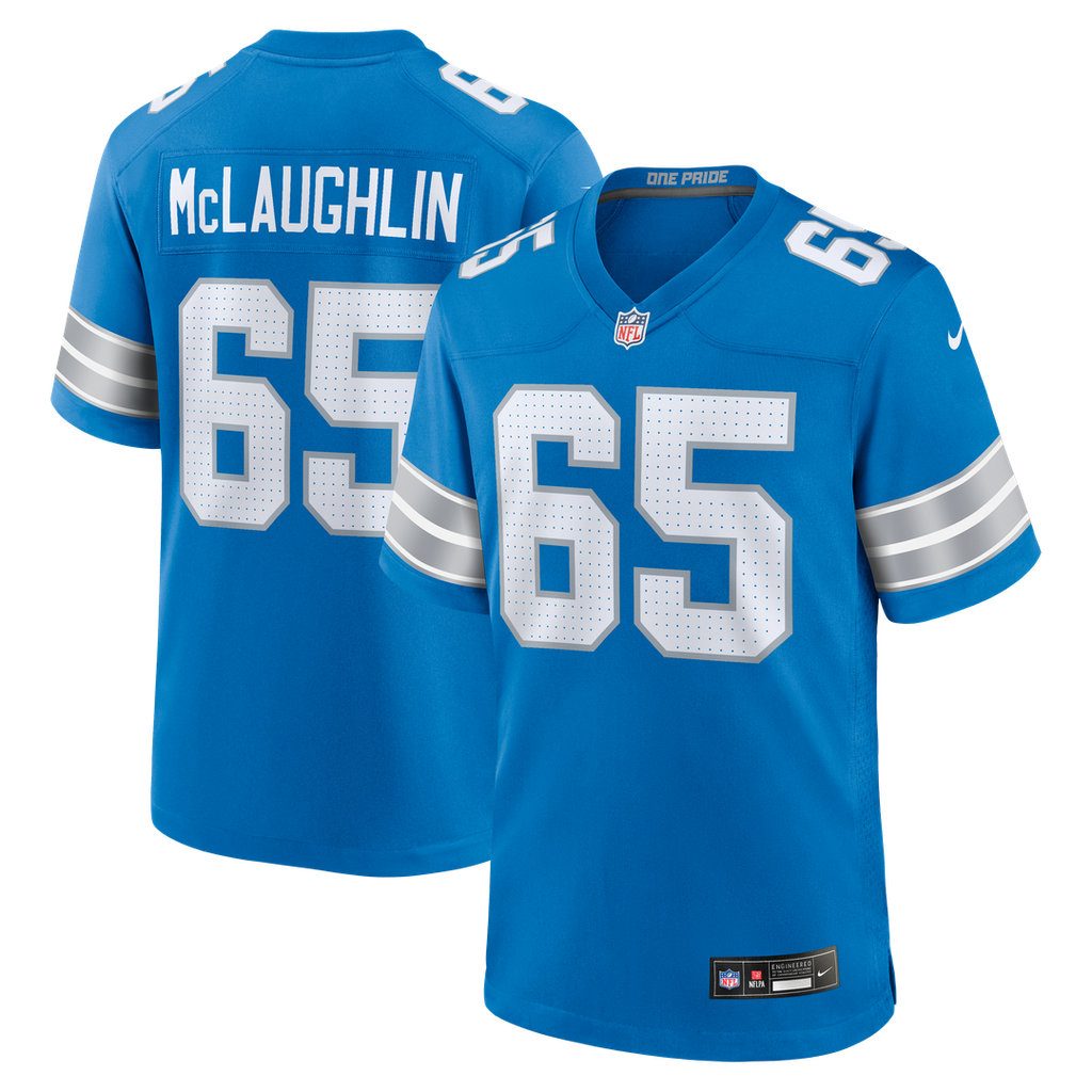 Seth McLaughlin Detroit Lions Team Game Jersey - Blue