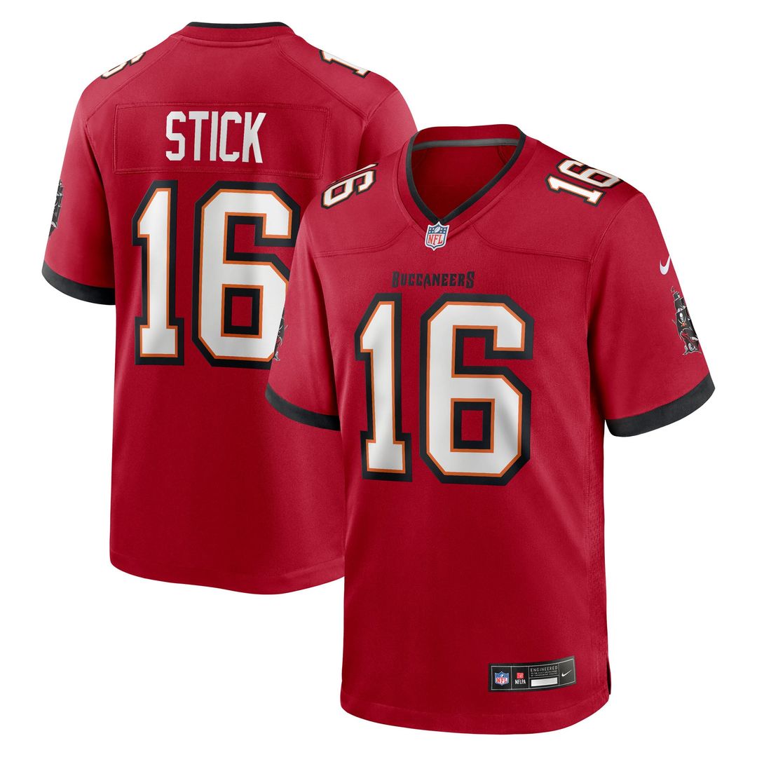 Easton Stick Tampa Bay Buccaneers Team Game Jersey - Red