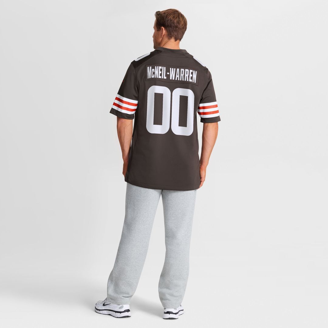 Emmanuel McNeil - Warren Cleveland Browns Game Jersey - Brown
