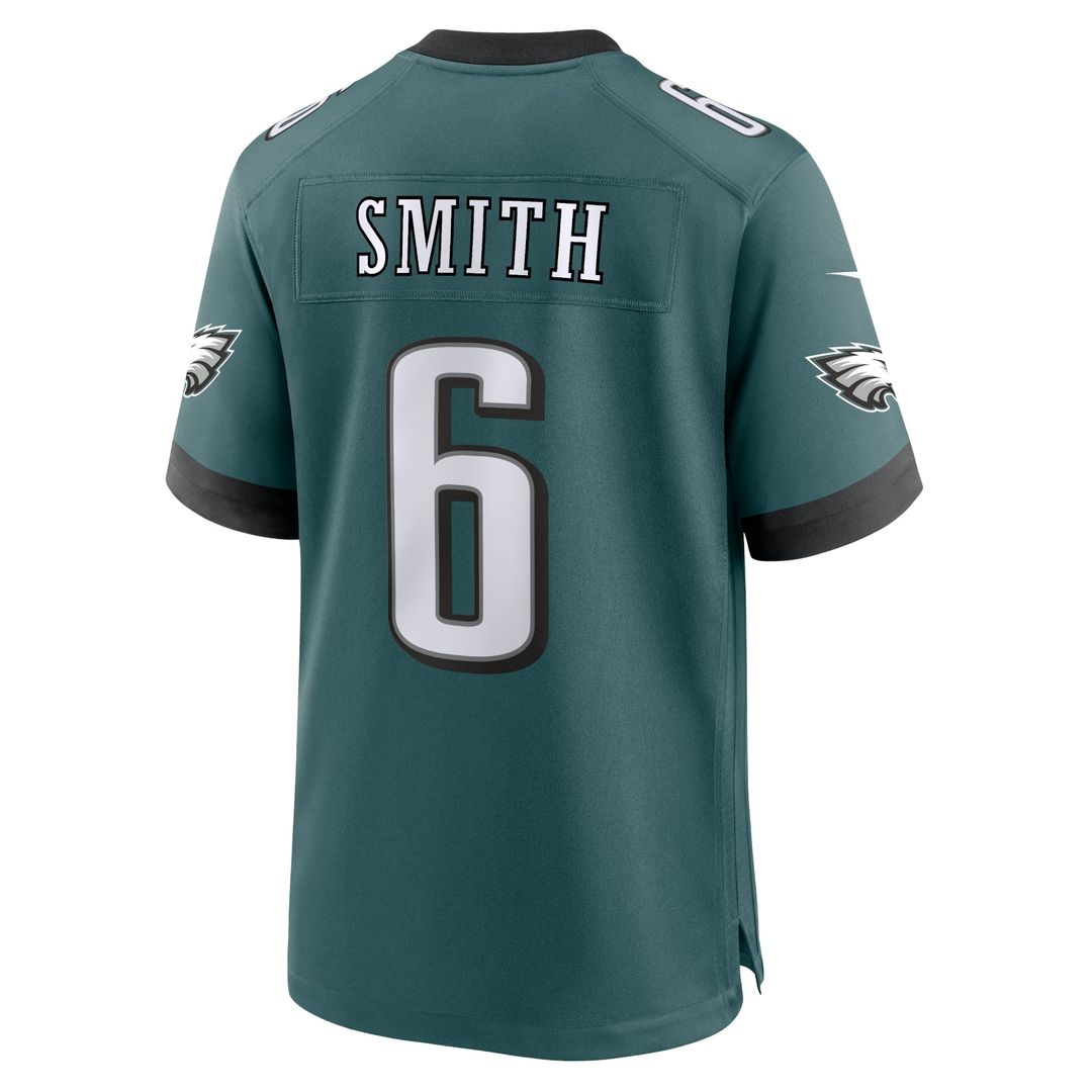 DeVonta Smith Philadelphia Eagles Team Game Jersey - Midnight Green