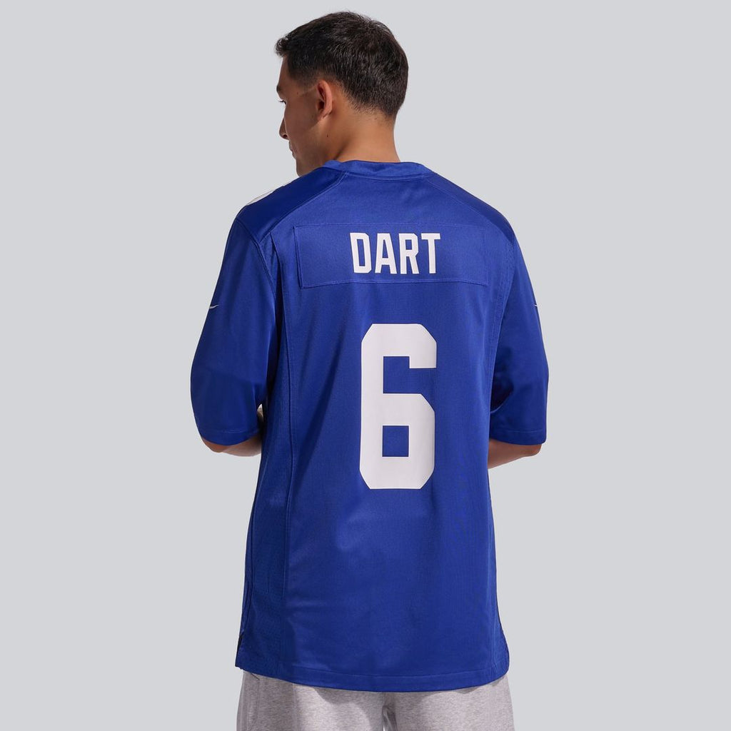 Jaxson Dart New York Giants Team Game Jersey - Royal