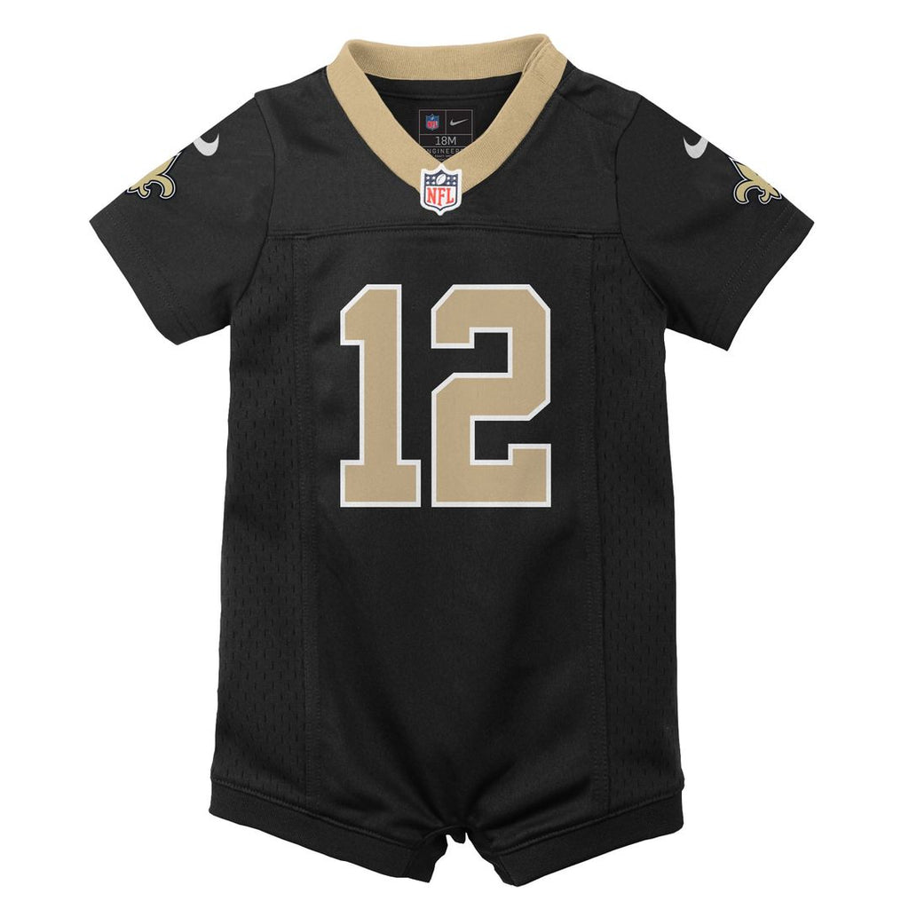 Chris Olave New Orleans Saints Newborn Romper Game Jersey - Black