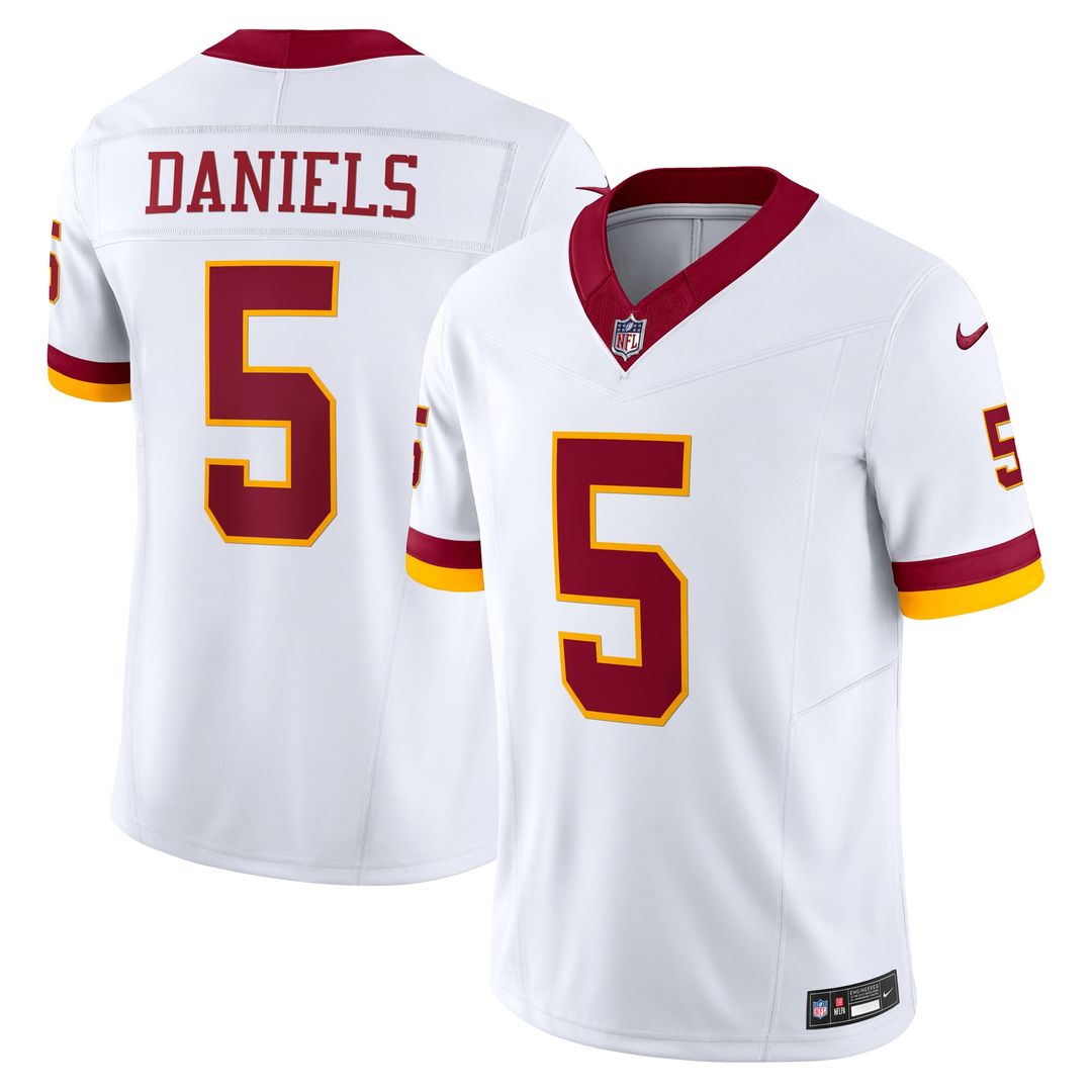 Jayden Daniels Washington Commanders Vapor F.U.S.E. Limited Super Bowl Era Jersey - White