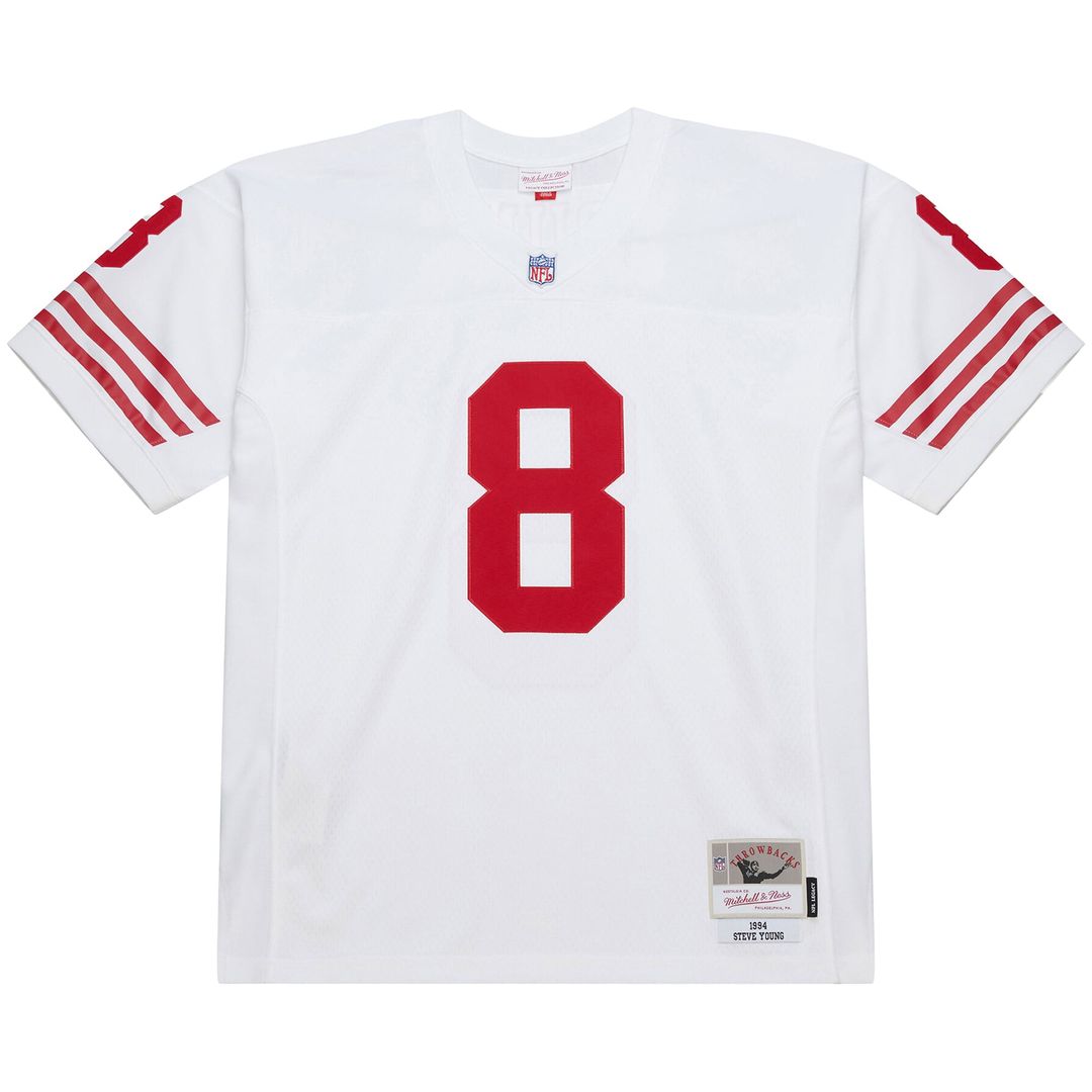 Steve Young San Francisco 49ers 1994 Legacy Replica Jersey - White