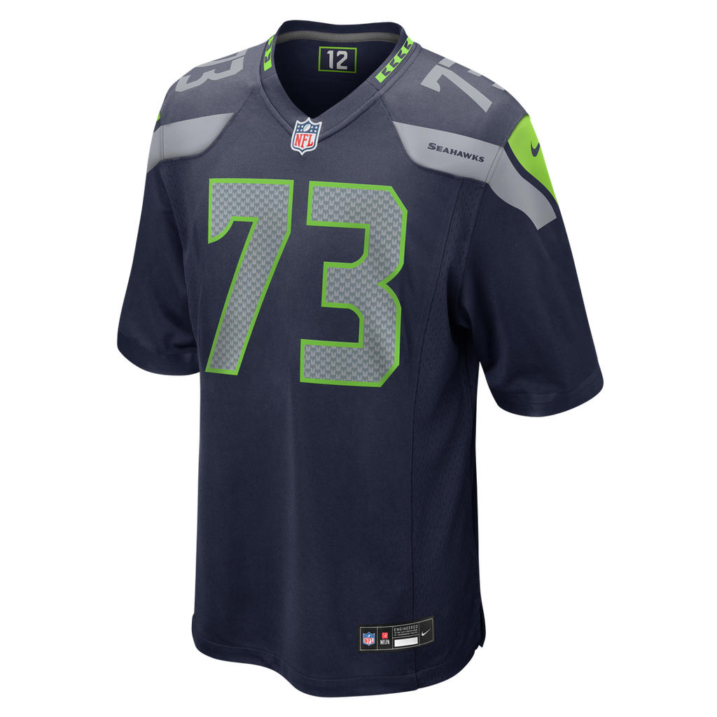 Logan Brown Seattle Seahawks Team Game Jersey - College Navy
