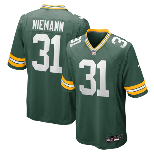 Nick Niemann Green Bay Packers Team Game Jersey - Green