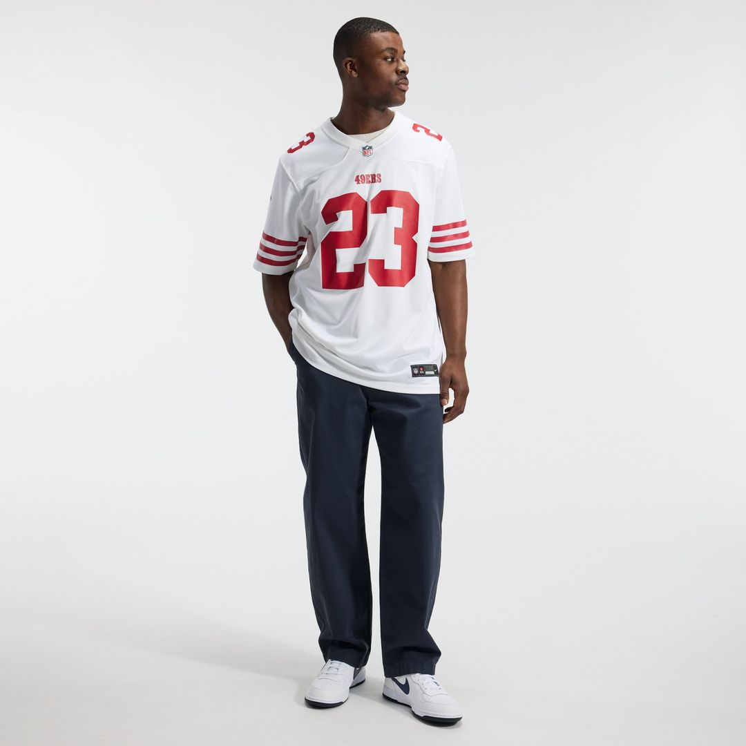 Christian McCaffrey San Francisco 49ers Game Player Jersey - Scarlet