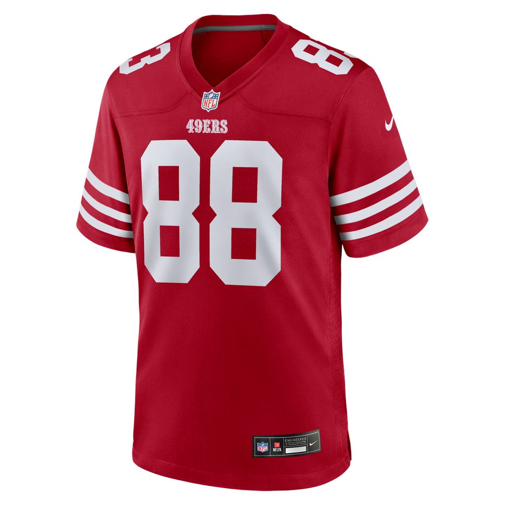 Jake Tonges San Francisco 49ers Team Game Jersey - Scarlet