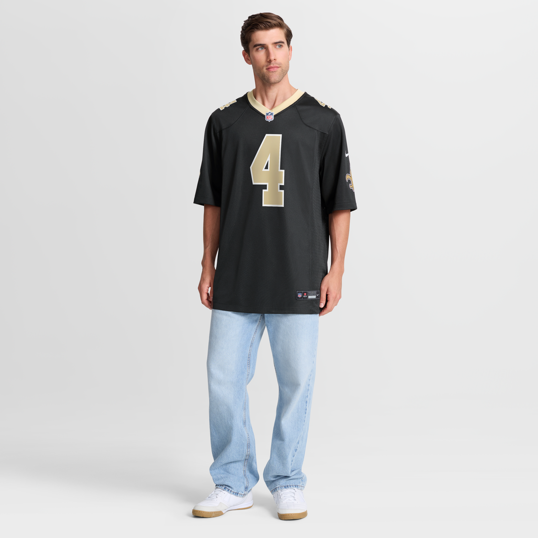 Oscar Delp New Orleans Saints Team Game Jersey - Black