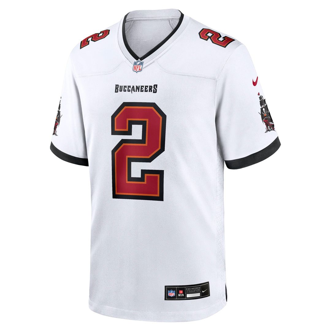 Emeka Egbuka Tampa Bay Buccaneers Alternate Game Player Jersey - Pewter