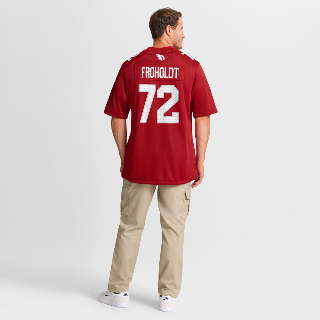 Hjalte Froholdt Arizona Cardinals Team Game Jersey - Cardinal