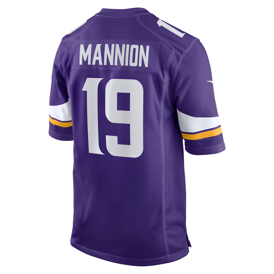 Sean Mannion Minnesota Vikings Game Jersey - Purple