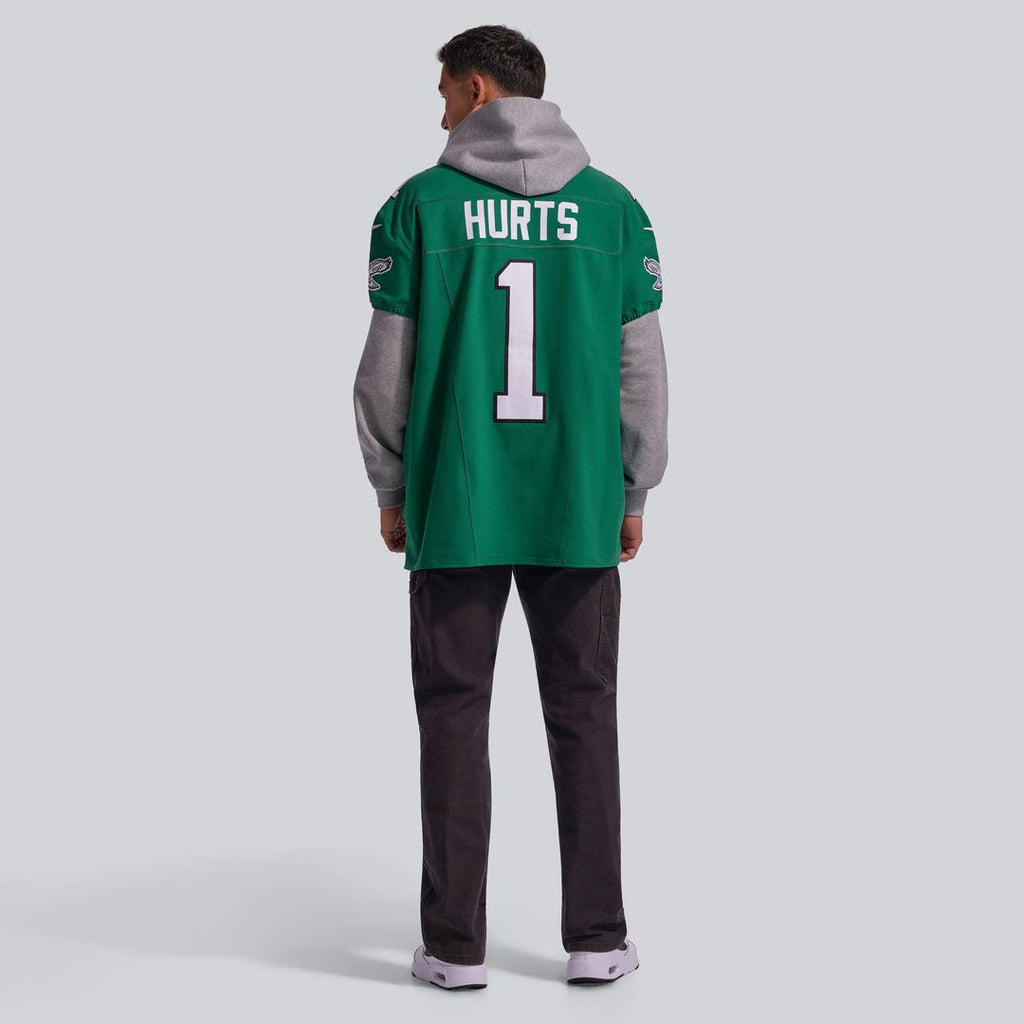 Jalen Hurts Philadelphia Eagles Team Vapor F.U.S.E. Elite Jersey - Midnight Green