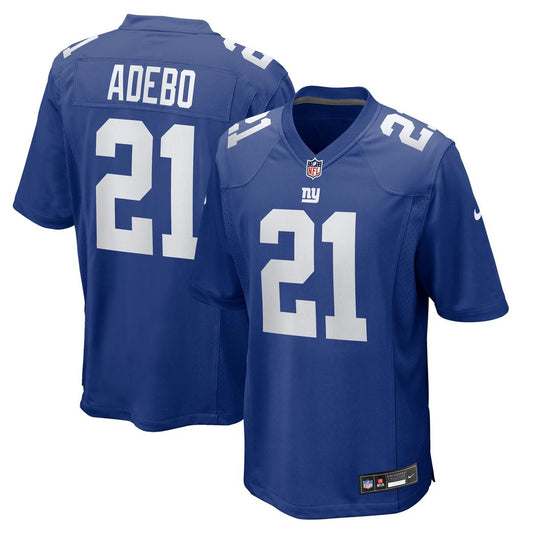 Paulson Adebo New York Giants Team Game Jersey - Royal