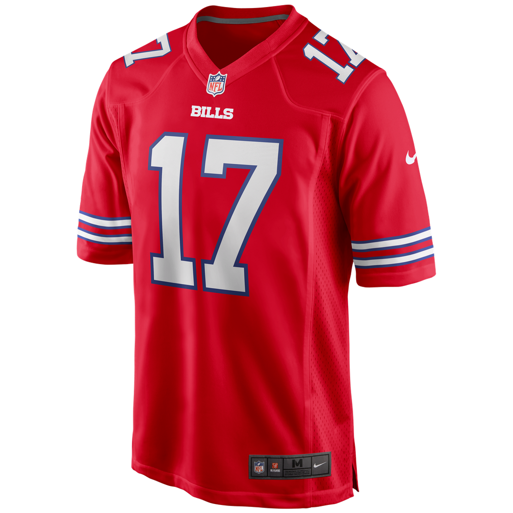 Josh Allen Buffalo Bills Alternate Game Player Jersey - Red