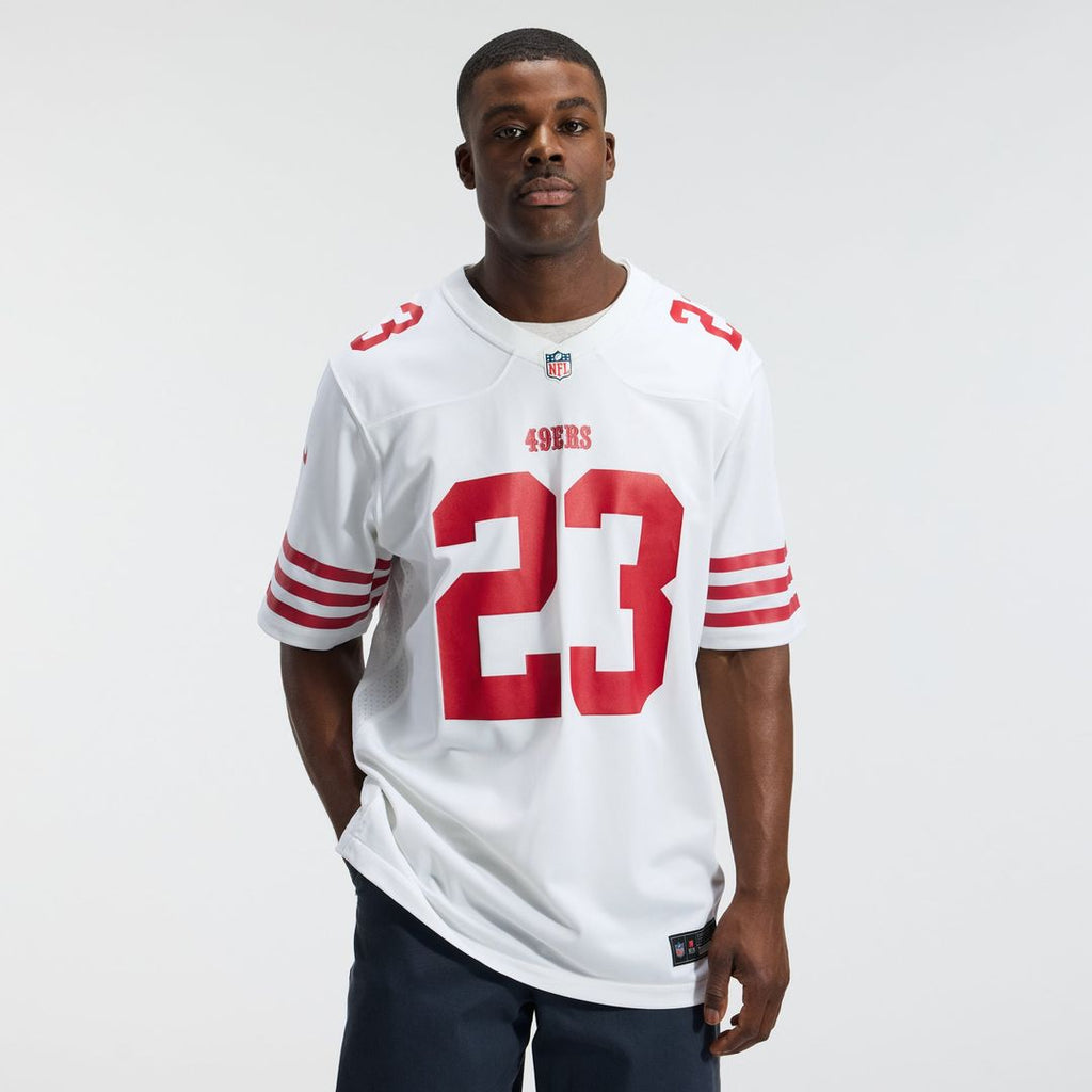 Christian McCaffrey San Francisco 49ers Game Player Jersey - White