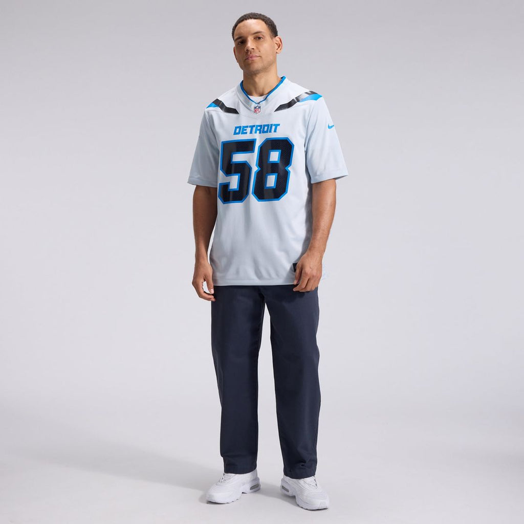 Penei Sewell Detroit Lions 2026 Rivalries Collection Game Jersey - Silver