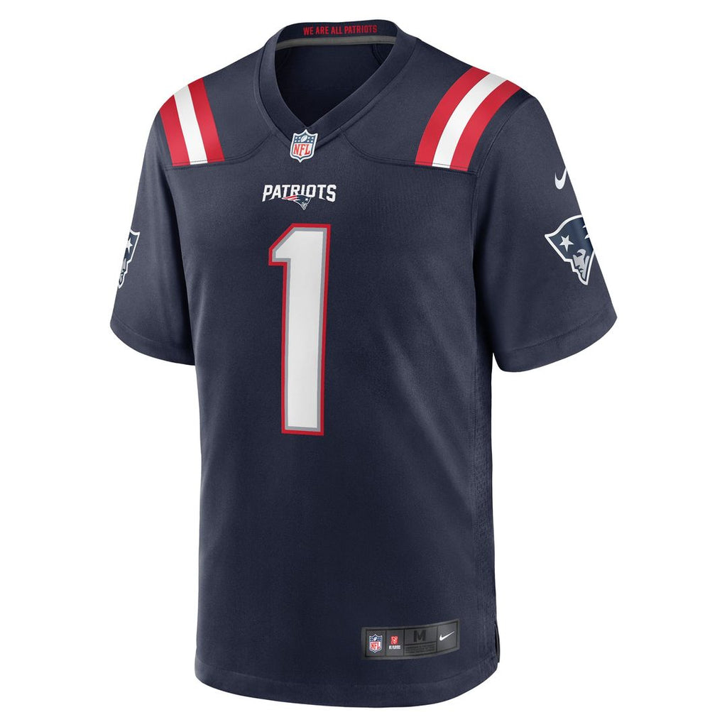 Number 1 Dad New England Patriots Game Jersey - Navy