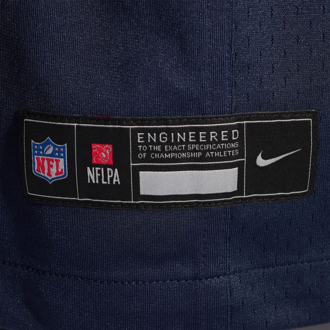 Theo Benedet Chicago Bears Team Game Jersey - Navy