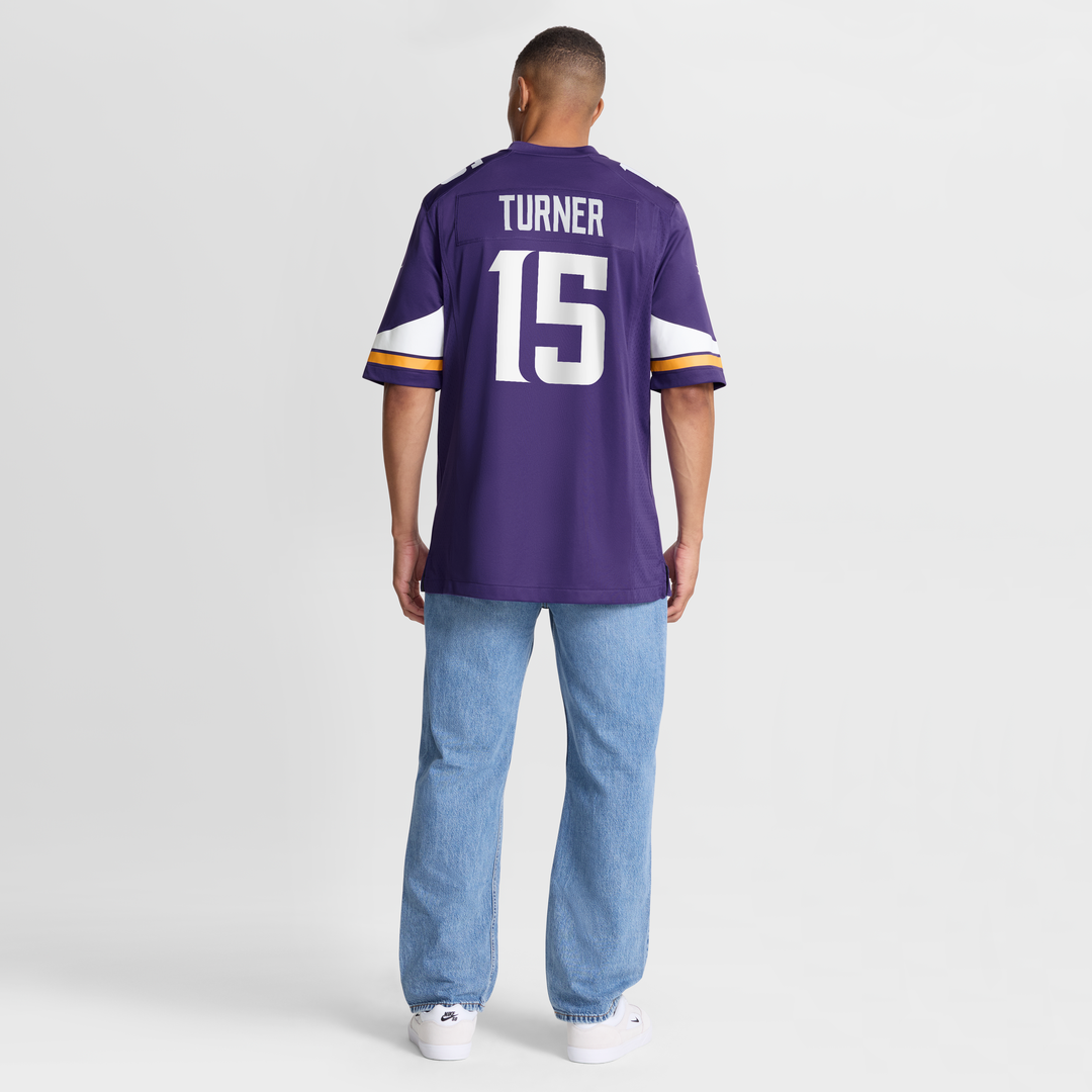 Dallas Turner Minnesota Vikings Player Game Jersey - Purple