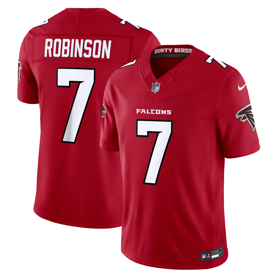 Bijan Robinson Atlanta Falcons Team Vapor F.U.S.E. Stitched Limited Jersey - Red