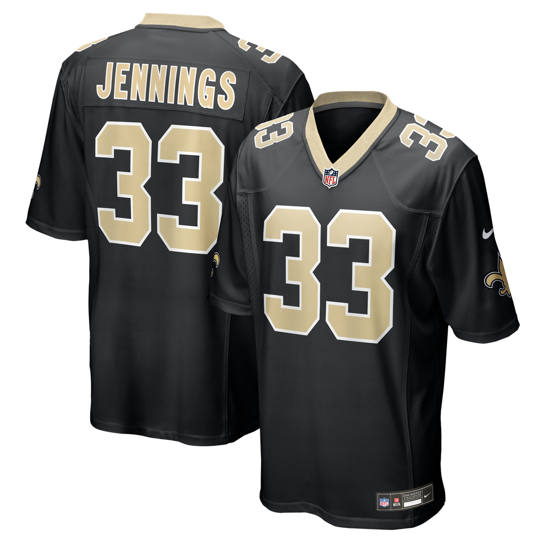 Anfernee Jennings New Orleans Saints Team Game Jersey - Black