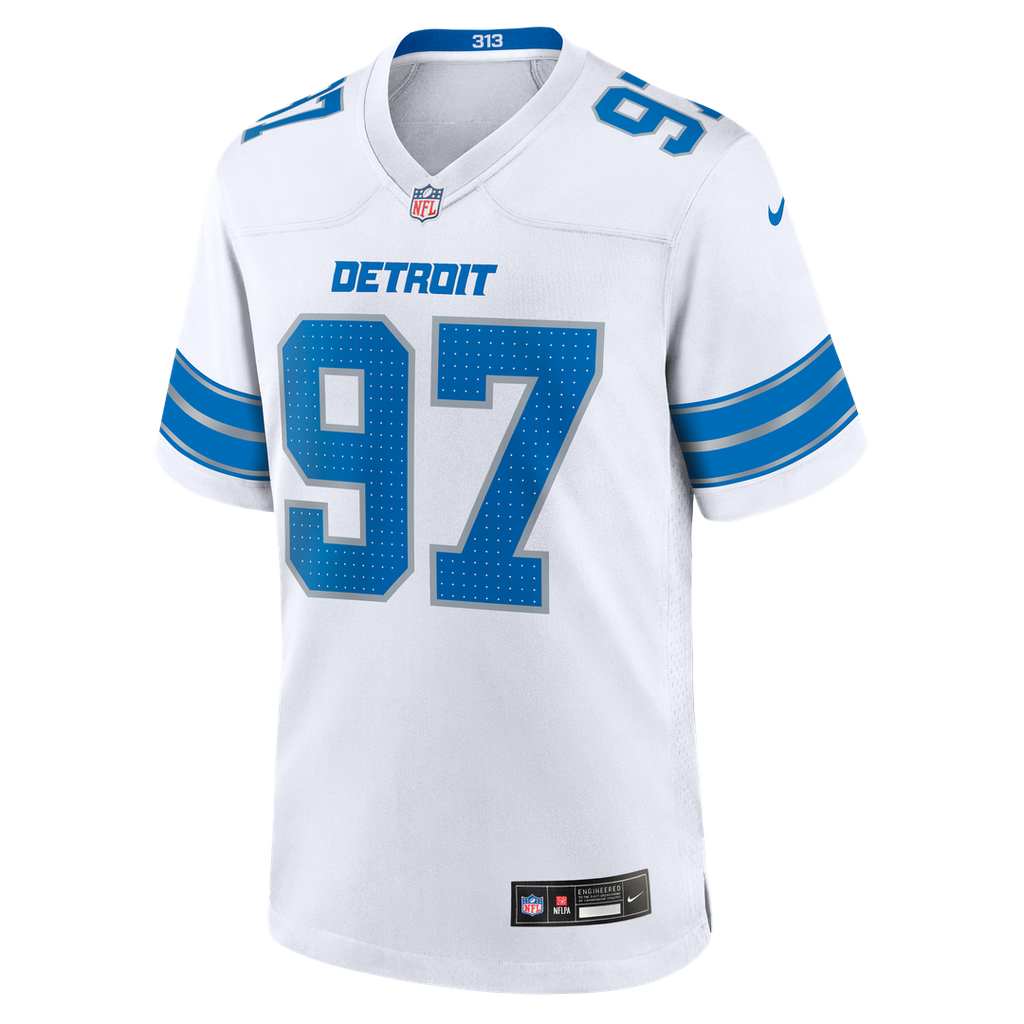Aidan Hutchinson Detroit Lions Game Jersey - White