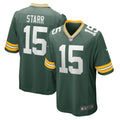 Bart Starr Green Bay Packers Retired Player Game Jersey - Green